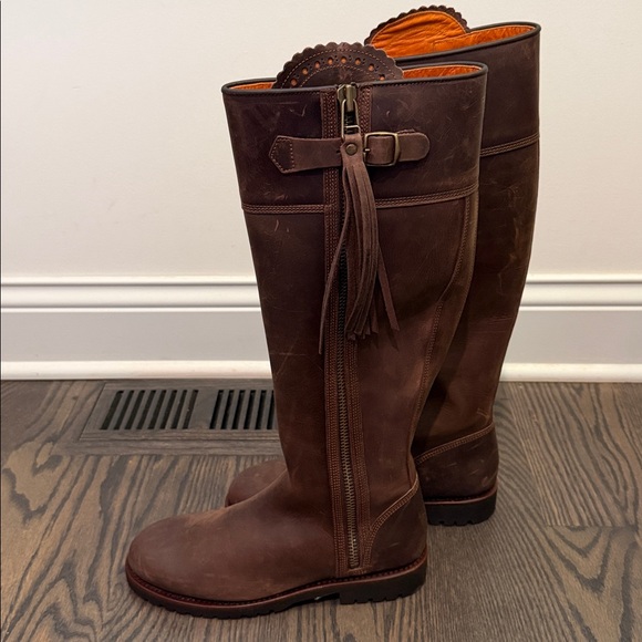 Penelope Chilvers Brown Winter Boots 39.5 - Picture 4 of 7